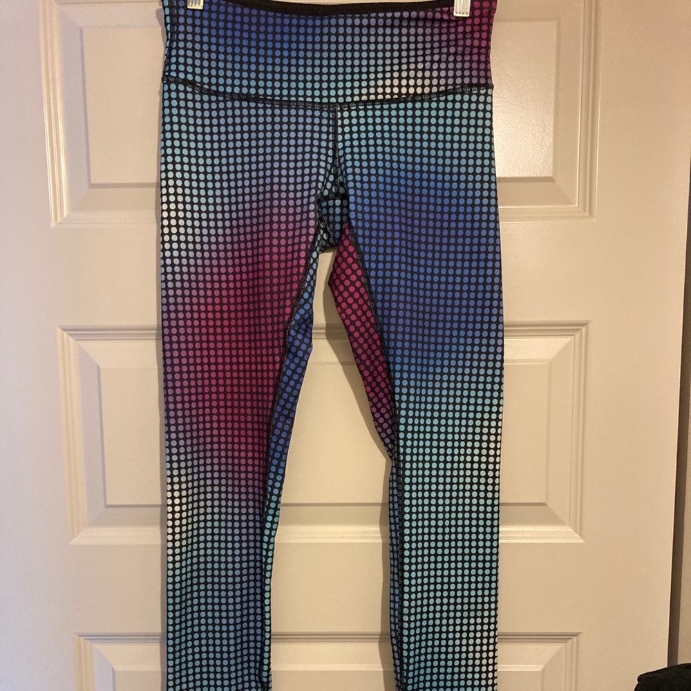 Lululemon dot pattern leggings size 6